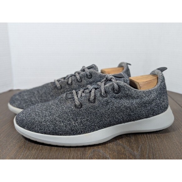 Allbirds Wool Runner Sneakers Mens 10 Gray Wool Casual Stretch Lightweight - Picture 1 of 15